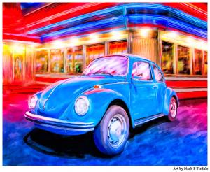Vintage Volkswagen Artwork - A Trip Down Memory Lane
